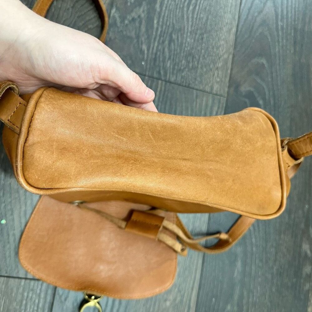 Abby Alley Women’s Handcrafted Kenya Brown Backpack Leather - Picture 9 of 10